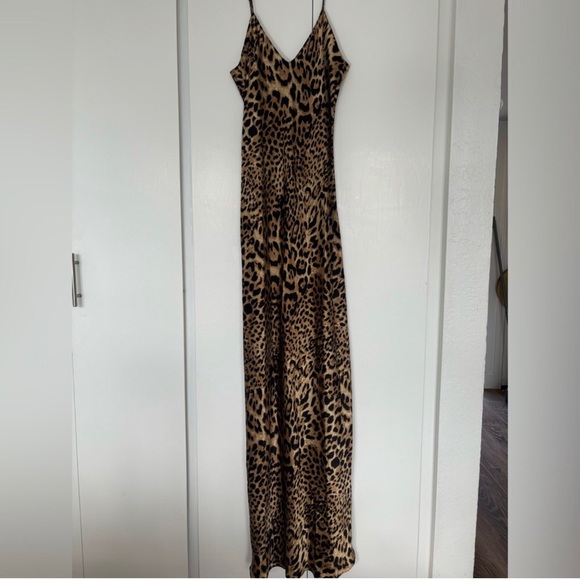 🛑SOLD🛑NILI LOTAN leopard-print silk charmeuse gown NWT🛑SOLD🛑EBAY - Picture 9 of 9